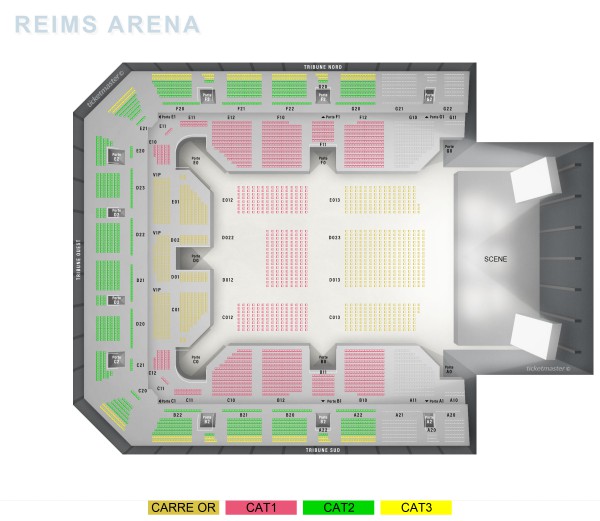 Billet Concert Slimane Reims Arena - Achetez vos places - Cdiscount billetterie