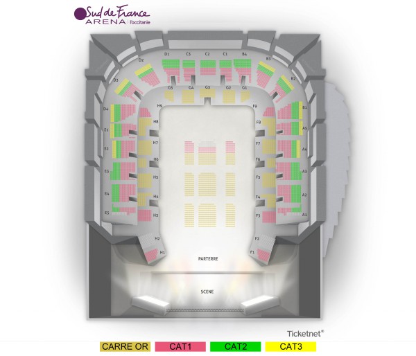 Billet Concert Grand Corps Malade Sud De France Arena - Achetez vos places - Cdiscount billetterie