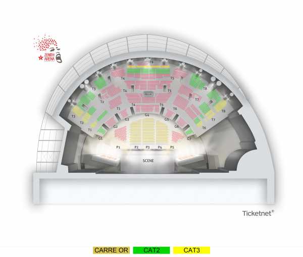 Je Vais T'aimer - Zenith Arena Lille from 25 to 26 Mar 2023
