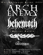 Réservez les meilleures places pour Arch Enemy + Behemoth + Carcass - Le Bikini - Du 04 octobre 2022 au 05 octobre 2022