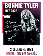 Réservez les meilleures places pour Bonnie Tyler Live 2023 - Cite Des Congres - Le 2 décembre 2023