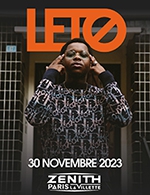 Réservez les meilleures places pour Leto - Zenith Paris - La Villette - Le 30 novembre 2023
