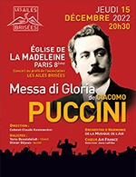 Book the best tickets for Giacomo Puccini - Eglise De La Madeleine - From 14 December 2022 to 15 December 2022