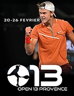 Book the best tickets for Open 13 Provence - Jeudi - Palais Des Sports - From 22 February 2023 to 23 February 2023