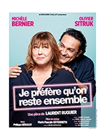 Book the best tickets for Je Prefere Qu'on Reste Ensemble - Espace Pierre Bachelet -  December 9, 2023
