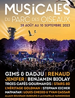 Book the best tickets for Renaud - Parc Des Oiseaux - From August 28, 2023 to August 29, 2023