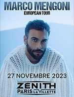 Réservez les meilleures places pour Marco Mengoni - Zenith Paris - La Villette - Le 25 octobre 2023
