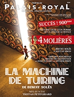 Réservez les meilleures places pour La Machine De Turing - Theatre Du Palais Royal - Du 25 août 2023 au 23 décembre 2023