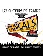 Réservez les meilleures places pour Musicals,une Vie De Comedies Musicales - Dome De Paris - Palais Des Sports - Le 15 oct. 2023