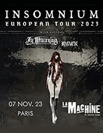 Book the best tickets for Insomnium - La Machine Du Moulin Rouge -  November 7, 2023