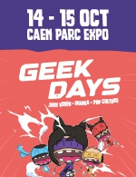 Réservez les meilleures places pour Geek Days Caen - Pass 2 Jours - Parc Des Expositions-caen - Du 14 octobre 2023 au 15 octobre 2023