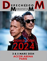 Réservez les meilleures places pour Depeche Mode - Accor Arena - Du 3 mars 2024 au 5 mars 2024