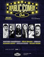 Réservez les meilleures places pour Republic Comedy Club 1 - Espace Republic Corner - Le 26 septembre 2023