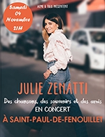 Réservez les meilleures places pour Julie Zenatti - Salle De Spectacle Du Foyer Rural - Le 4 novembre 2023