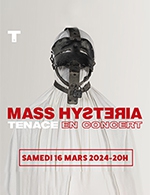 Réservez les meilleures places pour Mass Hysteria - La Cooperative De Mai - Le 16 mars 2024
