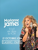 Book the best tickets for Marianne James - Casino De Paris -  October 23, 2024
