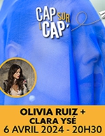 Book the best tickets for Olivia Ruiz + Clara Yse - Cap Decouverte - Maison De La Musique -  April 6, 2024