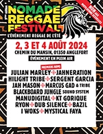 Book the best tickets for Nomade Reggae Festival 2024 - Site Plein Air - Anglefort - From August 2, 2024 to August 4, 2024