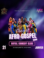 Book the best tickets for Vocal Harmony's - Royal Comedy Club -  January 21, 2024