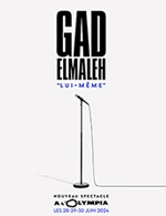 Book the best tickets for Gad Elmaleh - L'olympia - From June 28, 2024 to June 30, 2024