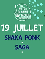 Book the best tickets for Shaka Ponk + Saga + Bul - Jardin Henri Vinay -  July 19, 2024