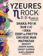 Réservez les meilleures places pour Festival Yzeures'n'rock - Pass 3 Jours - Plein Air - Du 2 août 2024 au 4 août 2024