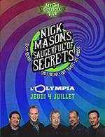 Book the best tickets for Nick Mason's Saucerful Of Secrets - L'olympia -  July 4, 2024