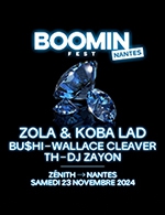 Book the best tickets for Boomin Fest - Zenith Nantes Metropole -  November 23, 2024