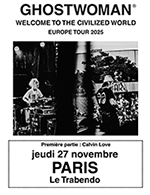 Réservez les meilleures places pour Ghostwoman - Le Trabendo (parc De La Villette) - Le 27 novembre 2025
