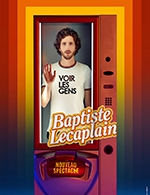 Réservez les meilleures places pour Baptiste Lecaplain - Casino - Barriere - Le 12 octobre 2023