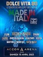 Book the best tickets for Made In Italy - Accor Arena -  Jul 5, 2023