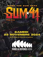 Réservez les meilleures places pour Sum 41 - Paris La Defense Arena - Le 23 novembre 2024